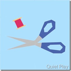 5Scissors Paper Pieced Pattern