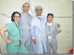 The surgery team.