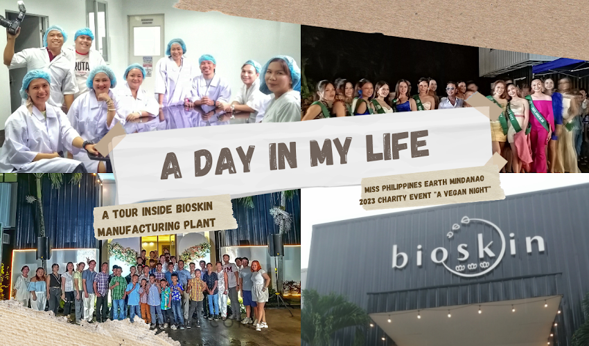 A DAY IN MY LIFE: Miss Philippines Earth Mindanao 2023 Charity Event "A VEGAN NIGHT" and A Tour Inside Bioskin Manufacturing Plant