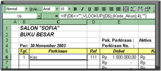 Gambar 2.54 Masang Rumus BB
