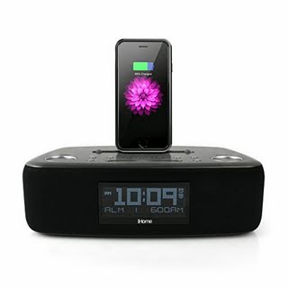 iHome iDL44 Lightning Dock Dual Clock Radio with USB Charge/Play for iPhone 5/5S & 6/6Plus 7/7Plus & All iPad Models with Lightning Connector - Newest Model (Gunmetal)