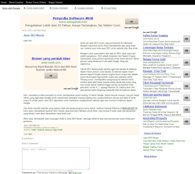 Post - Template Blogger Google Search Responsive Theme