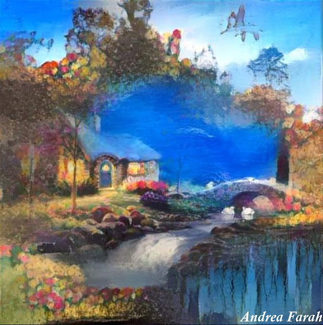 Andrea Farah painting