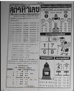 Thai Lottery 2nd Paper Full Set For 16-09-2018