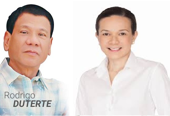 Mayor Rodrigo Duterte and Sen. Grace Poe, Statistically Tied in Presidential Race