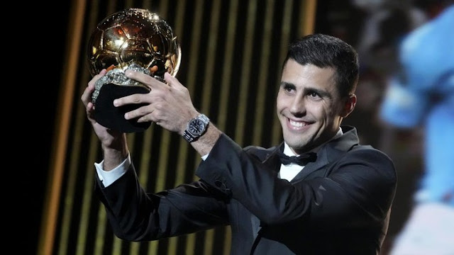 Rodri Raih Ballon d'Or 2024, Pecahkan Rekor Baru untuk Manchester City