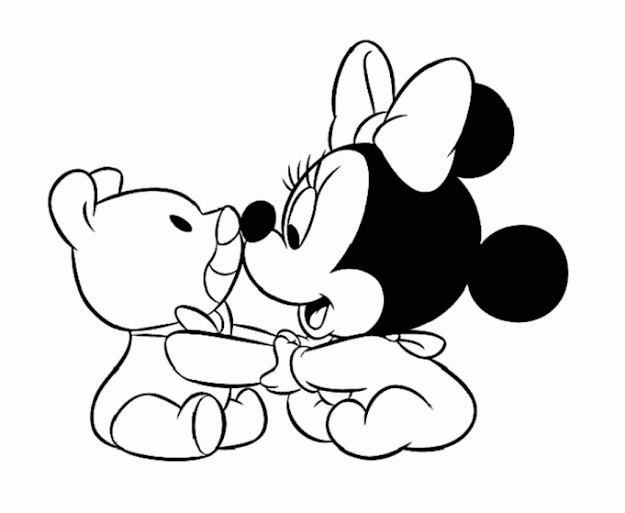 Baby Disney Coloring Pages