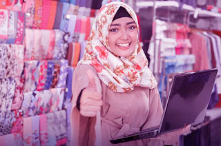 Usaha Online Shop Jualan Hijab