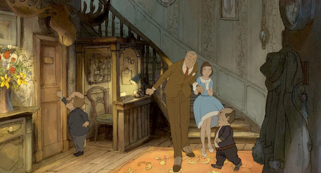 Fotograma de la película de animación El Ilusionista de Sylvain Chomet