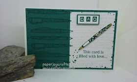 Stampin Up Crafting Forever, Tranquil Tide Paperjay Crafts