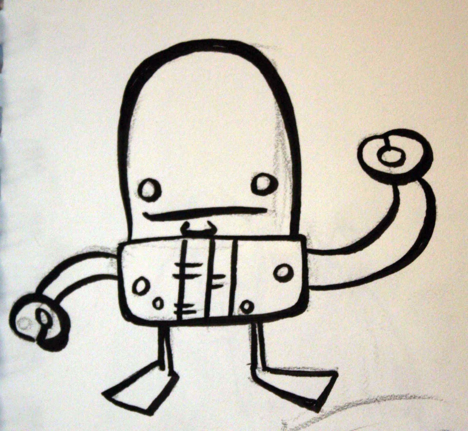Million Bad Drawings: Bad Robot! Drawing 18