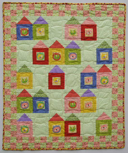 houses quilt