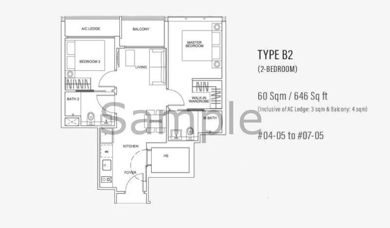 Marina View Residences Floor Plan