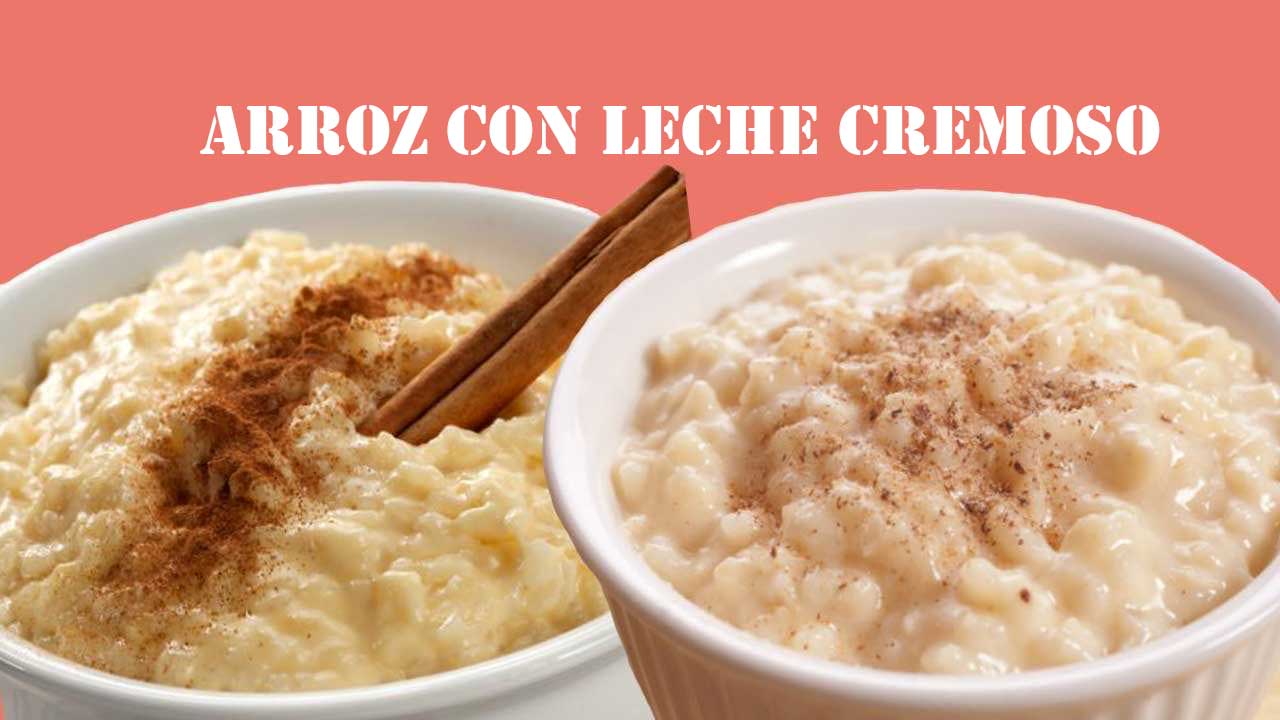 Arroz con leche cremoso y fácil