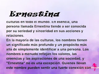 significado del nombre Ernestina