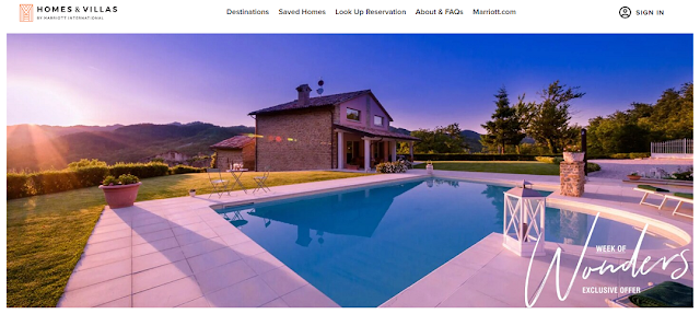 Homes & Villas by Marriott International  賺取 2X 積分 + 2 倍精英房晚積分
