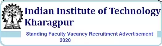 IIT Kharagpur Rolling Faculty Recruitment 2020