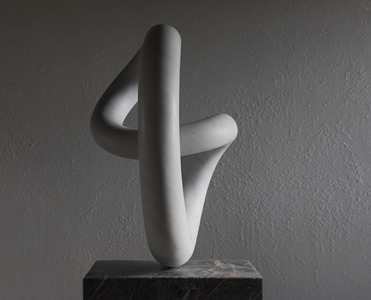 Tal: CARRARA MARBLE, 2016: W 45cm, H 74 cm, D 37 cm; SOLD