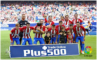 CLUB ATLÉTICO DE MADRID - Madrid, España - Temporada 2016-17 - Oblak, Filipe Luis, José María Giménez y Godín; Griezmann, Gaitán, Juanfran, Ángel Correa, Yannick Carrasco, Augusto Fernández y Koke - ATLÉTICO DE MADRID 1 (Griezmann) R. C. DEPORTIVO DE LA CORUÑA 0 - 25/09/2016 - Liga de 1ª División, jornada 6 - Madrid, estadio Vicente Calderón