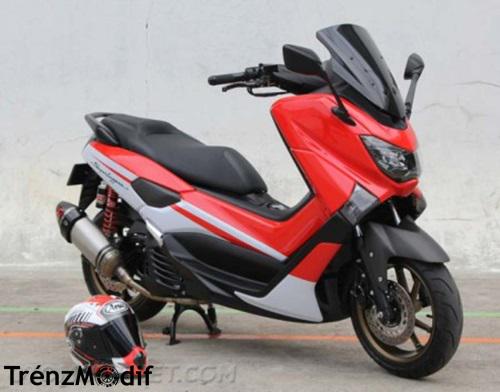 Modifikasi Yamaha Nmax Merah Modifikasi Motor Kawasaki 