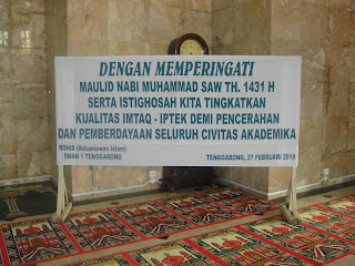 Al-lail: Pelaksanaan Maulid Nabi Muhammad SAW 1431 H