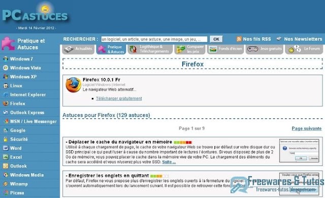 129 trucs et astuces pour Firefox