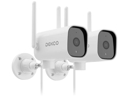 DEKCO 1080p Pan Rotating 180° WiFi Security Camera
