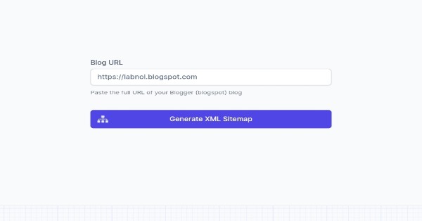 blogger-xml-sitemap-generate