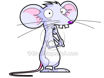 Cartoon mouse clip art