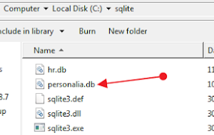 Membuat Sebuah Database Di SQLite