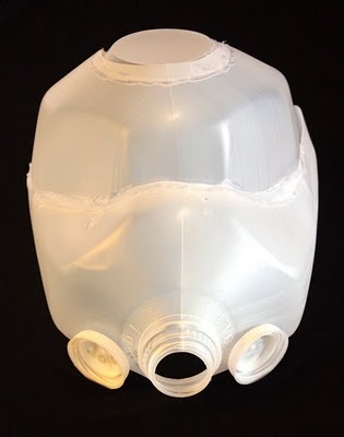 How to Make a Medieval Helmet Out of a 1-Gallon Milk Jug