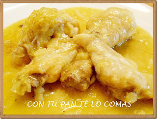 Pollo en pepitoria