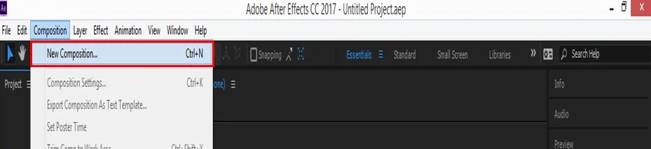 طريقة عمل موشن جرافيك على برنامج After Effects