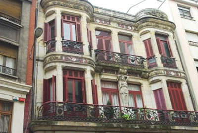 Gijón, Modernismo, edificio calle Cabrales 43