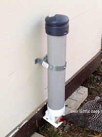 "A properly constructed gravity feeder will be the solution to most feeder problems.  It can contain as much or as little feed as the handler wishes to keep, it prevents any possible ways for your chickens to get waste into their feed, and it will keep the inside contents dry and pest free." 