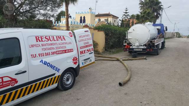 desatasco de fregaderos con camiones bomba en sevilla