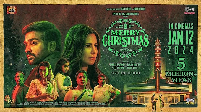 Merry Christmas Trailer Review : Vijay Sethupathi and Katrina Kaif bring a perfect blend of acting prowess and charisma to the table