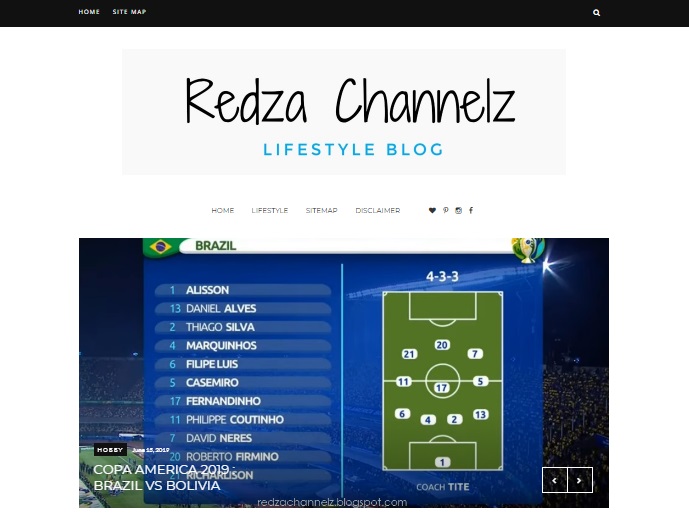 Create Blog Redza Channelz