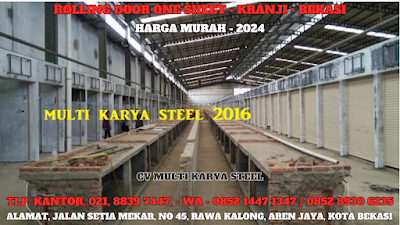 GAMBAR, DAFTAR, HARGA, PINTU, ROLLING DOOR ONE SHEET, SOLID, PERFORATED, PER METER, MURAH, KRANJI, TERBARU, 2024