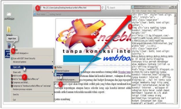 2 Cara Ampuh Ngeblog Tanpa Koneksi Internet