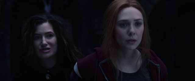 Agatha and Wanda In Dungeon WandaVision Marvel Disney Plus