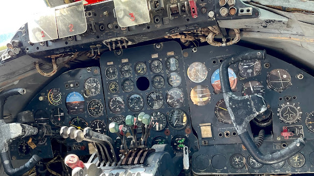 Vickers Viscount CX-BJA instrument panel