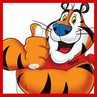 Tony, the Tiger: famoso mascote da Kellogg's de sucesso mundial.