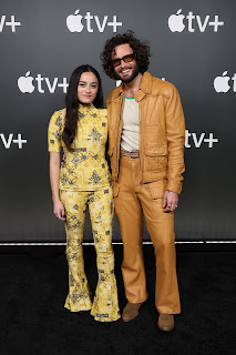 Chase Sui Wonders and Nico Tortorella from “City on Fire” at the Apple TV+ 2023 Winter TCA Tour at The Langham Huntington Pasadena.