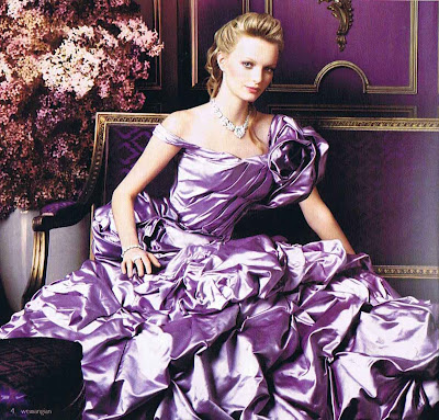 Beautiful Purple Wedding Dress