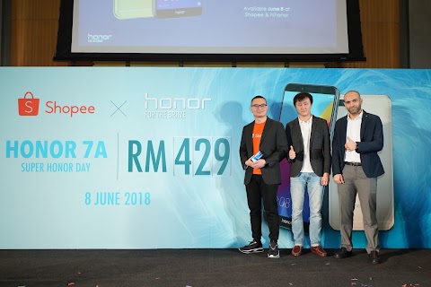 Honor Malaysia Lancarkan Honor 7A & Honor 10 Edisi Phantom Green Secara Eksklusif di Shopee!