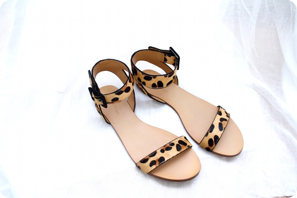 GLITZER GLITZER: the Zara leopard sandals.