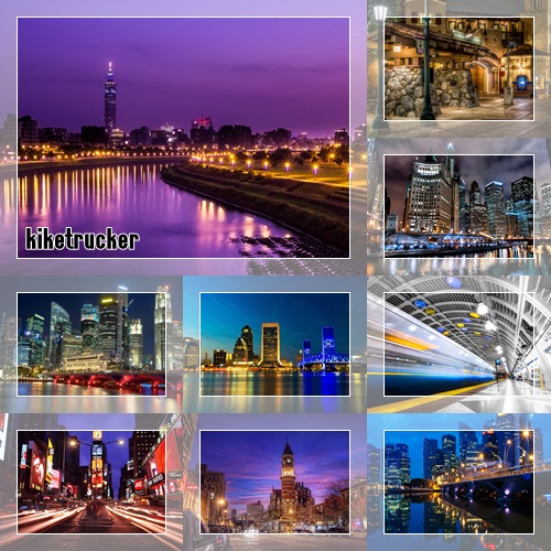 Wallpapers ciudades en la noche - Pack 3 