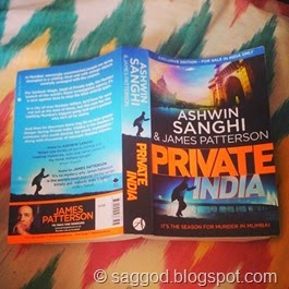 Private India book cover (James Patterson & Ashwin Sanghi)