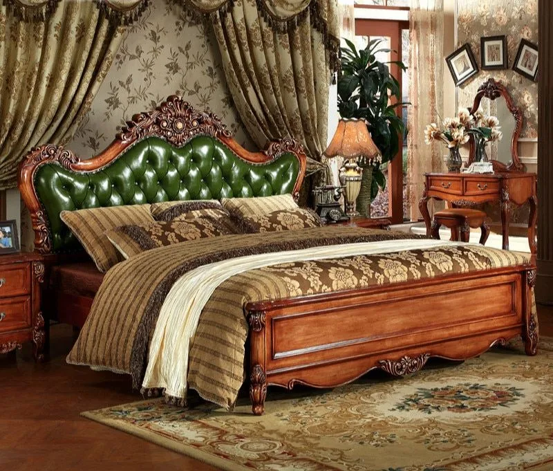 Universe Of Goods - Buy European Style Solid Wood Carved Bedroom Furniture,Antique Solid Wood ...